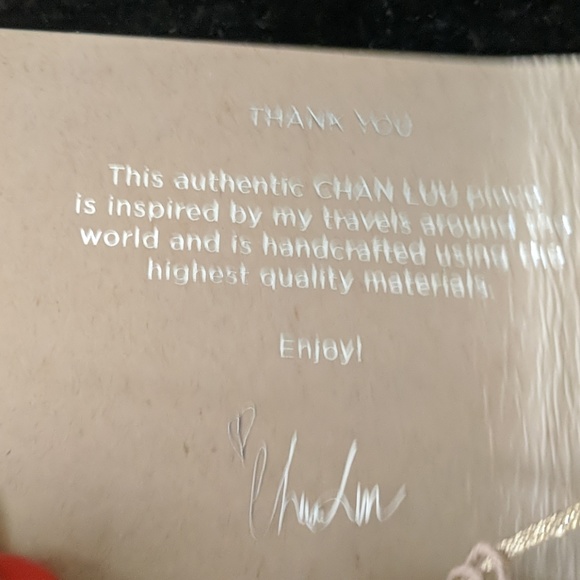 NWT ~ CHAN LUU Citrine Gold Ribbon Chocker - Picture 6 of 8